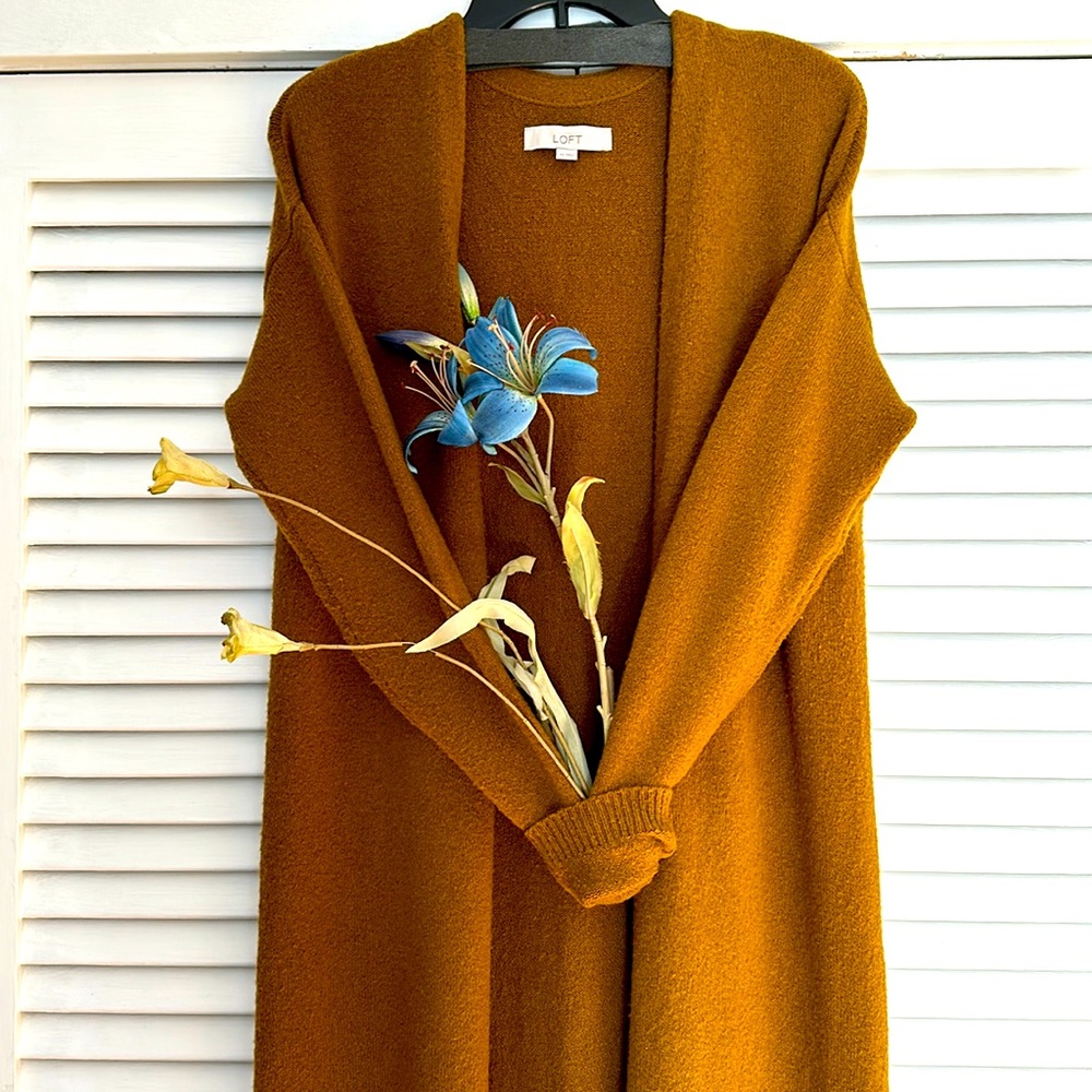 LOFT - Long, Cozy Cardigan - XS - M